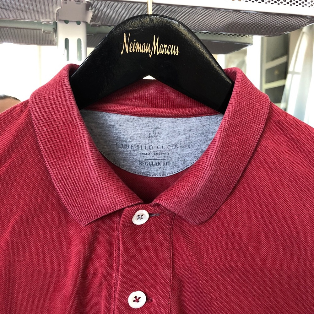Preowned Brunello Cucinelli polo shirt